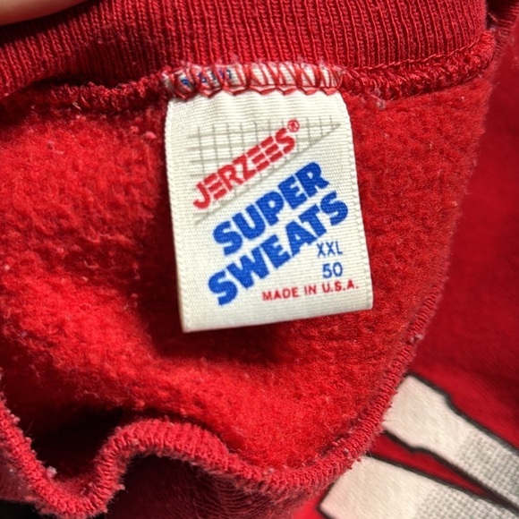 Vintage Jerzees Super Sweats UW Wisconsin Rose Bowl Champions Sweatshirt XXL 90s - Picture 8 of 10